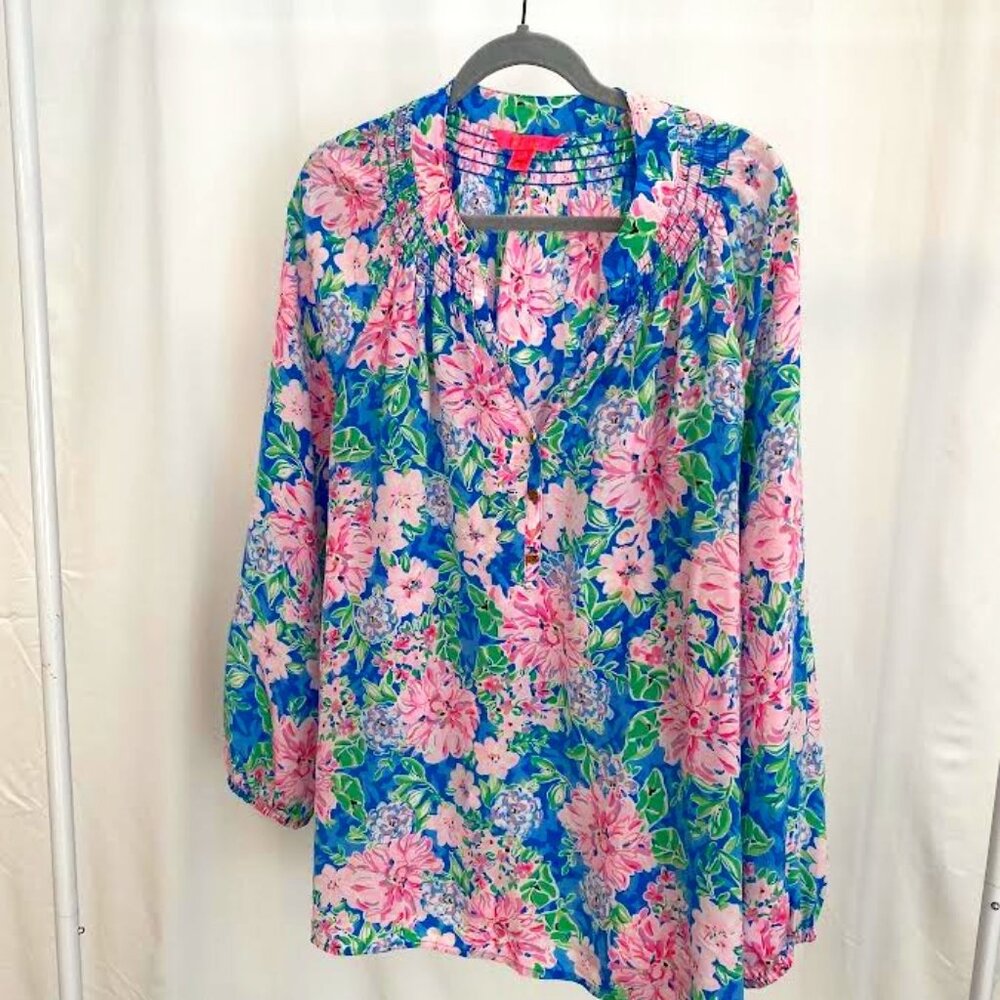 Lilly Pulitzer silk top